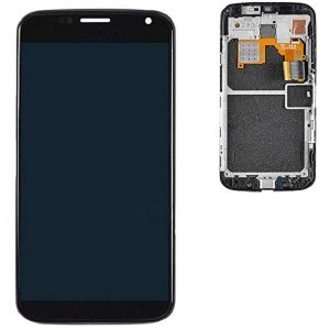 Motorola Moto X 1st Generation LCD Display and Touch Screen Replacement Digitizer Assembly with Frame (Black)