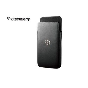 Blackberry Z10 Leather Case - Black