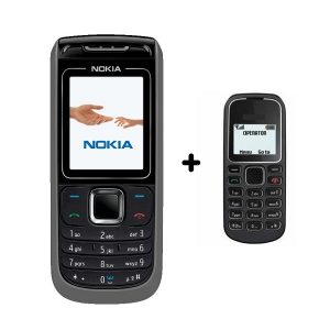 Nokia 1681c Single SIM Feature Phone Refurbished + A Keypad Mobile Free at Zoneofdeals.com