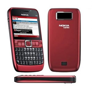 Nokia E63 | NON-CAMERA | QWERTY Keypad | Refurbished Phone- RED