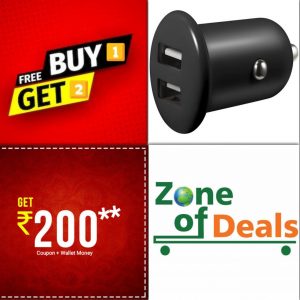 Buy 1 Get 2 Free - ZODE®USB Car Mobile Charger