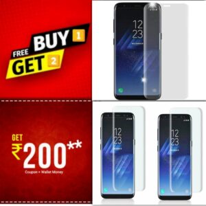 Buy 1 Get 2 FREE - Tempered Glass For Samsung Galaxy S8 on zoneofdeals.com