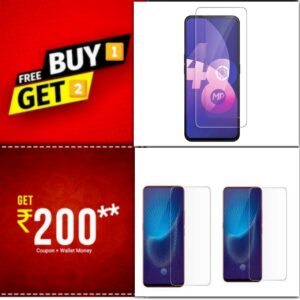 Buy 1 Get 2 FREE - Tempered Glass For Oppo f11 Pro on zoneofdeals.com