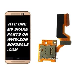 100% Original Replacement SIM Connector Flex Cable For HTC One M9 Single Sim