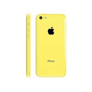 Apple iphone 5c Full Body Housing With Sim Tray Power On/Off Button Flex (Yellow)