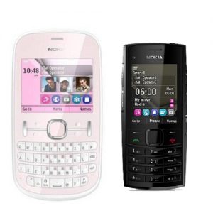 Nokia Asha 200 Keypad Phone Refurbished Mobile + Nokia X2-02 Single Sim Used Mobile Free