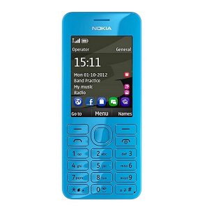 Nokia 206 Keypad Phone Refurbished Mobile Blue