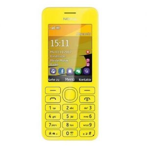 Nokia 206 Keypad Phone Refurbished Mobile -Yellow