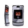 Motorola V3i Flip Phone Sliver Edition - Refurbished With Accessories