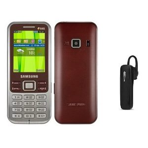 Samsung Metro Duos GT-C3322 Refurbished Mobile Red + A Bluetooth Free  at Zoneofdeals.com