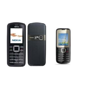 Combo Offer - Nokia 6080 Refurbished Mobile + Nokia C2-00 Used Single Sim Phone Free