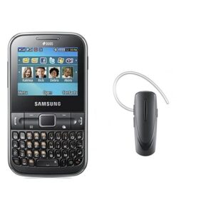 Samsung Chat Gt-C3222 Qwerty Keypad (Used Phone)+Rugby Wireless Bluetooth Speaker Free