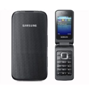 Samsung GT-C3520 Flip Mobile Pre-owned /Used Phone-Black at Zoneofdeals.com