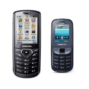 Samsung GT- C3630 Keypad Pre-owned/Used Mobile + Samsung E2202 Single Sim Mobile Free at Zoneofdeals