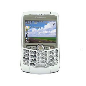 Blackberry Curve 8300 | Qwerty Keypad Refurbished Mobile White