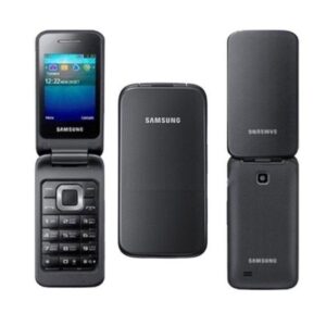 Samsung GT-C3520 Flip Mobile Refurbished- Black