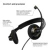 hightweight headphones, jabra headphones, refurbished headphone, wired headphones