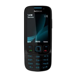 Nokia 6303c Steel Keypad Phone Refurbished- Black