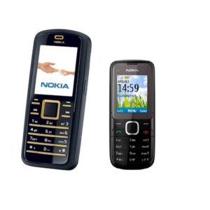 Nokia 6080 Keypad Phone Pre-owned/ Used + Nokia C2-00 Used Single Sim Phone Free