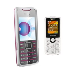 Nokia 7210 Supernova Keypad Phone Refurbished + Samsung E2232 Used Phone Free