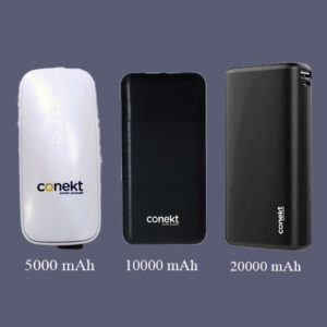 Conekt Power Bank Pack of 3 - Refurbished 20000mhA +10000mhA +5000mA