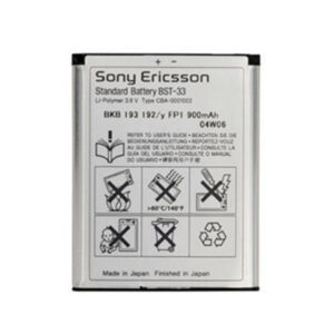 Sony BST-33 Battery - 950mAh | 100% Original | Refurbished -  From  Zoneofdeals.com