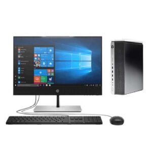 HP EliteDesk 800 G3 | Core i5 | 8GB+256GB SSD | Refurbished Desktop 18.5″ LCD + Keypad +Mouse From Zoneofdeals.com