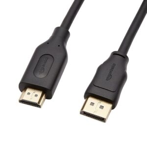 Buy Amazon Basics Uni-Directional DisplayPort to HDMI Video Display Cable from zoneofdeals.com