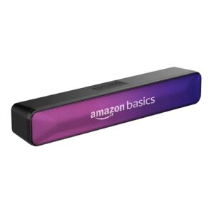 Buy Amazon Basics Bluetooth Speaker 5.0 Soundbar with RGB Light from Zoneofdeals.com