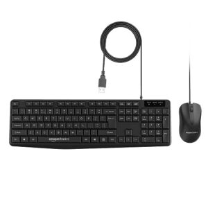 Buy Amazon Basics Wired Keyboard and Mouse Combo from Zoneofdeals.com