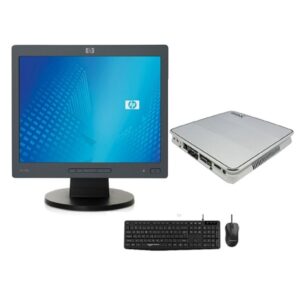 Buy VAMAA Ultra Mini PC | 4GB+500GB HDD | Refurbished Desktop + 15" HP LCD With Keyboard Mouse from zoneofdeals.com