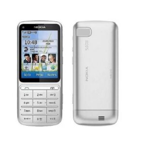 Buy Nokia C3-01 Touch & Type Mobile Sliver- Refurbished From Zoneofdeals.com