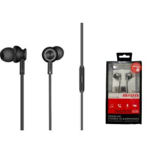 Buy Aiwa ESTM-101 Wired in Ear Earphone with Mic (Black) from Zoneofdeals.com