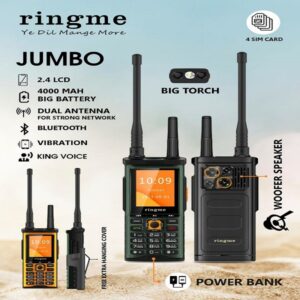 Buy Dual Antenna with keypad phone | Ringme R1+ | 4 Type Sim Phone from Zoneofdeals.com